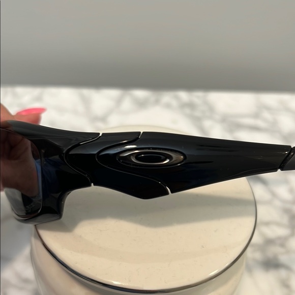 Oakley SI Straight Jacket Polarized Black Sunglasses High-Definition Optics - Picture 4 of 10